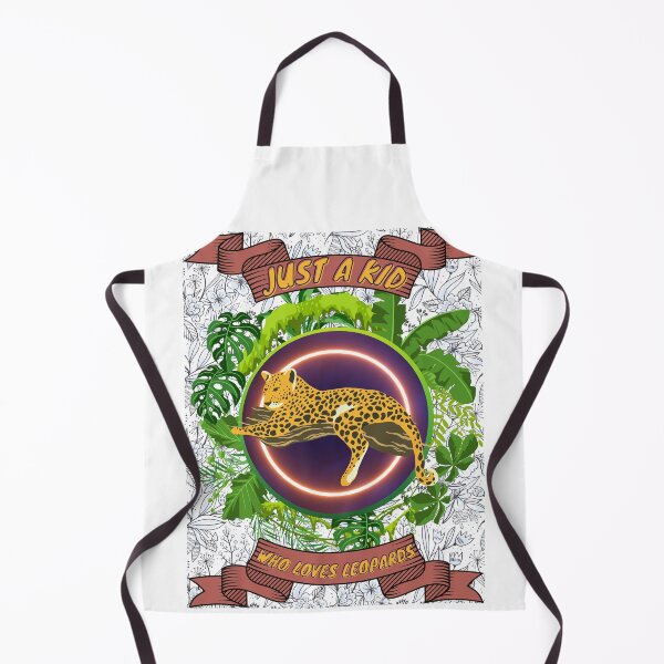 Item preview, Just a kid who loves leopards - Colorful compositions, art and animals, funny drawings designed and sold by AdvanceDesign.