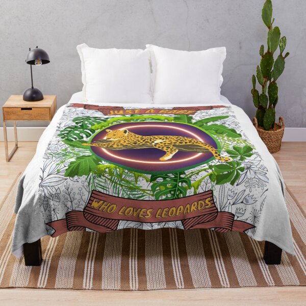 Item preview, Just a baby who loves leopards - Colorful compositions, art and animals, funny drawings designed and sold by AdvanceDesign.