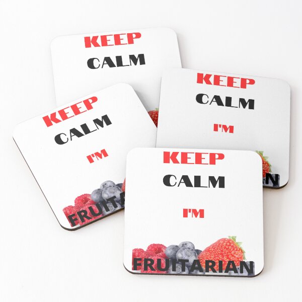 Item preview, Keep Calm Fruitarian designed and sold by westenfield.