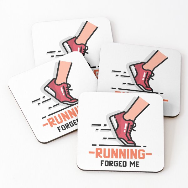 Item preview, 'Running forged me' motivational fitness design designed and sold by josephsteez.