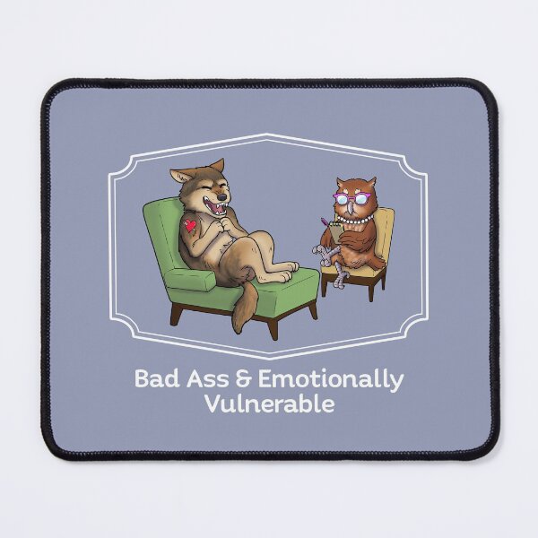 Item preview, Bad Ass & Emotionally Vulnerable designed and sold by JadedSketch.
