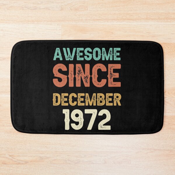 Item preview, awesome since december 1972 Birthday Born In 49th Birthday Gift Vintage designed and sold by aloha project.