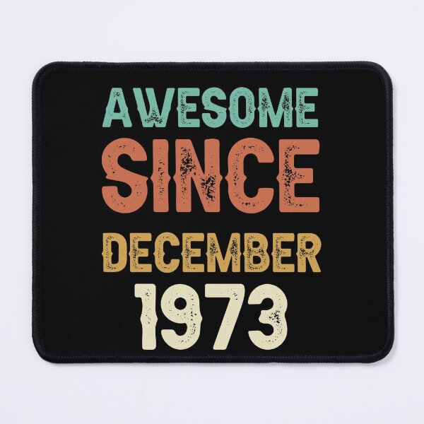 Item preview, awesome since december 1973 Birthday Born In 48th Birthday Gift Vintage designed and sold by aloha project.