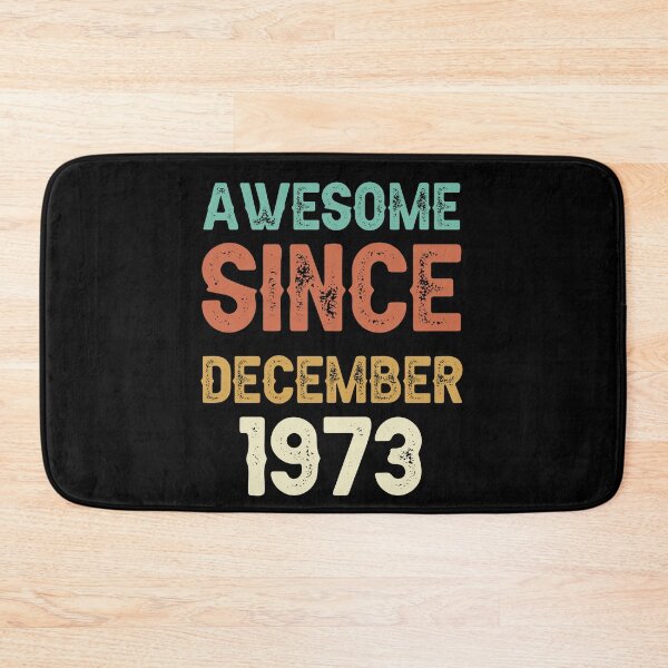 Item preview, awesome since december 1973 Birthday Born In 48th Birthday Gift Vintage designed and sold by aloha project.