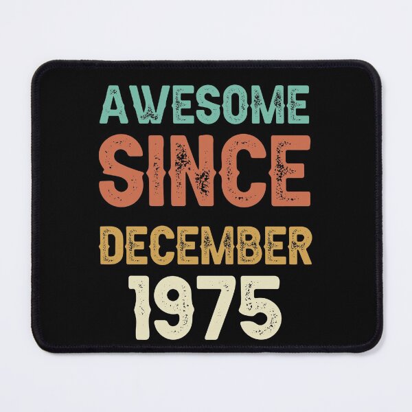 Item preview, awesome since december 1975 Birthday Born In 46th Birthday Gift Vintage designed and sold by aloha project.