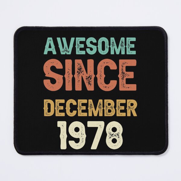 Item preview, awesome since december 1978 Birthday Born In 43th Birthday Gift Vintage designed and sold by aloha project.