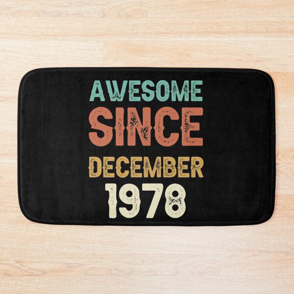 Item preview, awesome since december 1978 Birthday Born In 43th Birthday Gift Vintage designed and sold by aloha project.