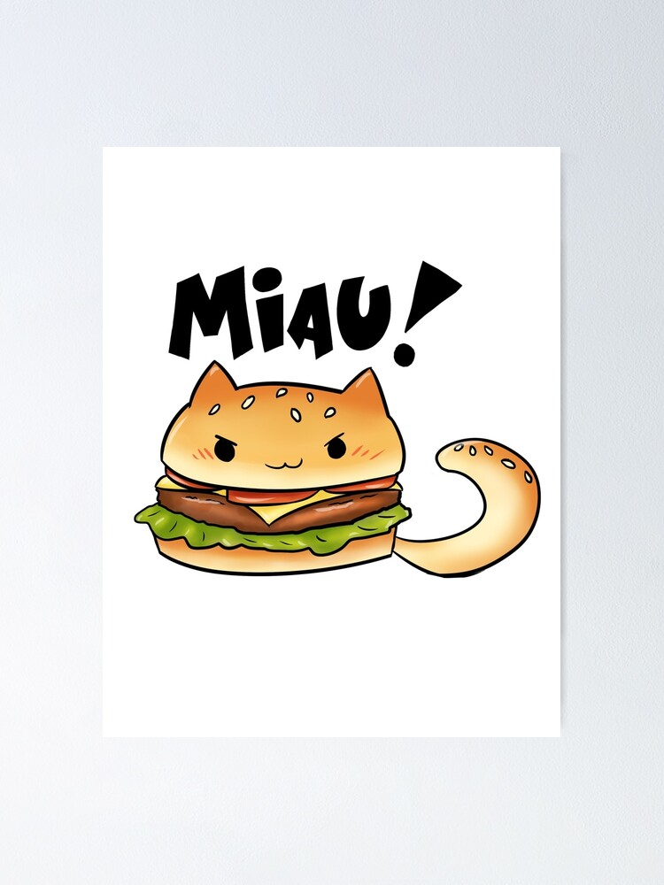 cheeseburger cat