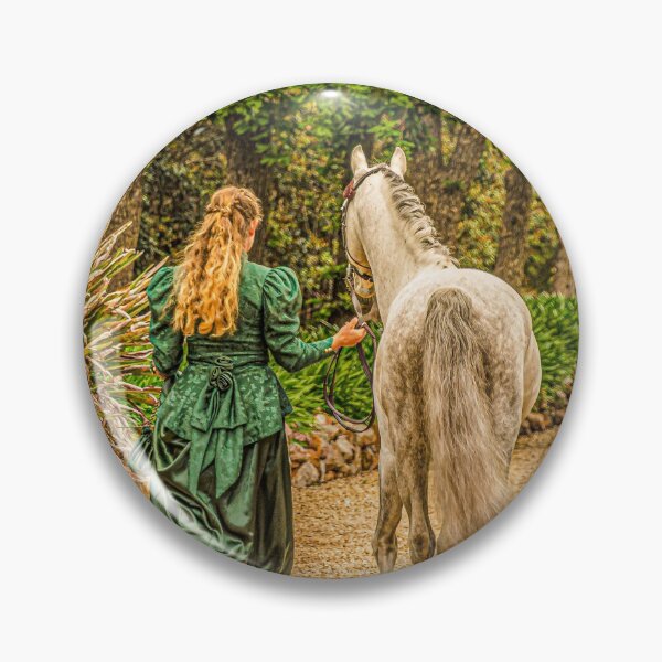 Item preview, The Princess and her pony designed and sold by Penny Heighes.
