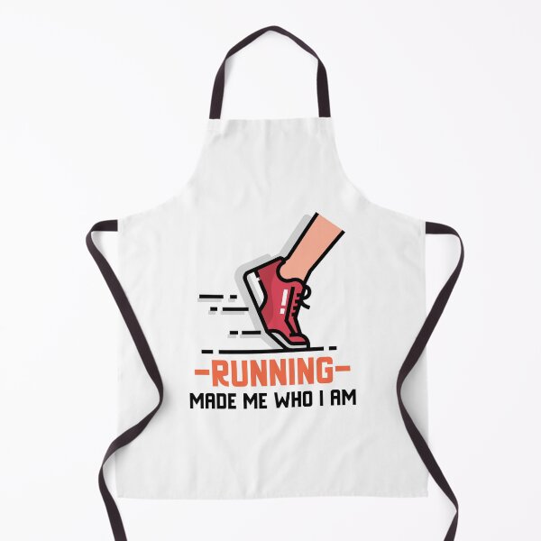 Item preview, 'Running made me who I am' fitness motivational graphic design designed and sold by josephsteez.