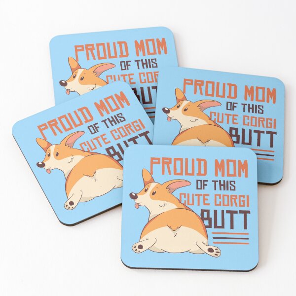 Item preview, Corgi Cool Mom Dog Butt designed and sold by Cute and Funny Animal Art Designs.