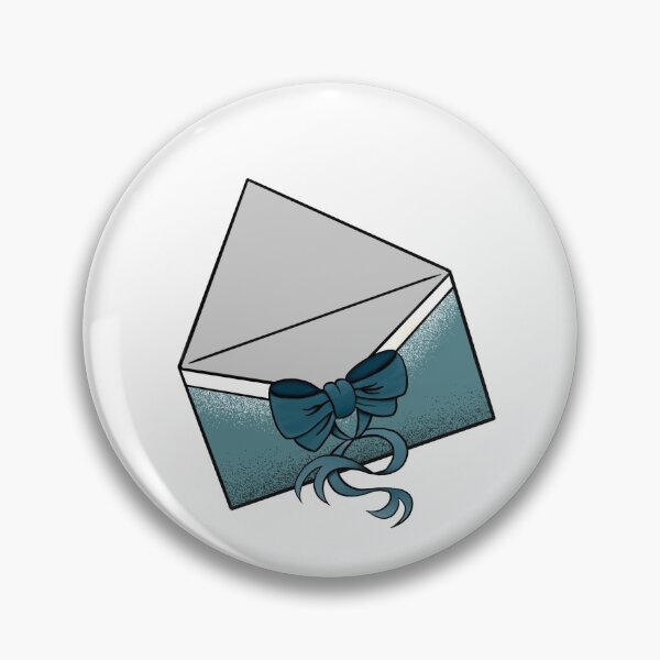 Item preview, Blue teal bow envelope - traditional  tattoo designed and sold by morganbethdraws.