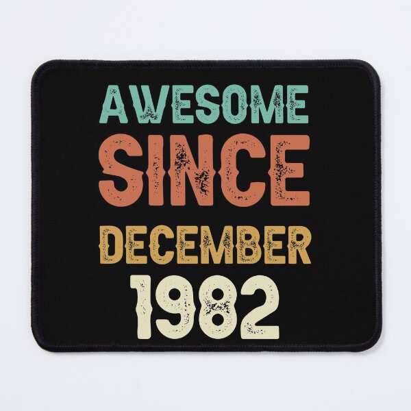Item preview, awesome since december 1982 Birthday Born In 39th Birthday Gift Vintage designed and sold by aloha project.