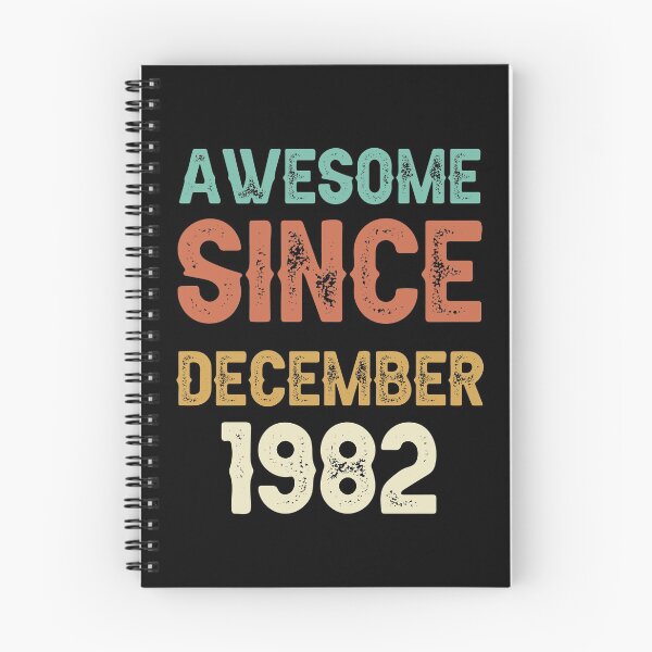 Item preview, awesome since december 1982 Birthday Born In 39th Birthday Gift Vintage designed and sold by aloha project.