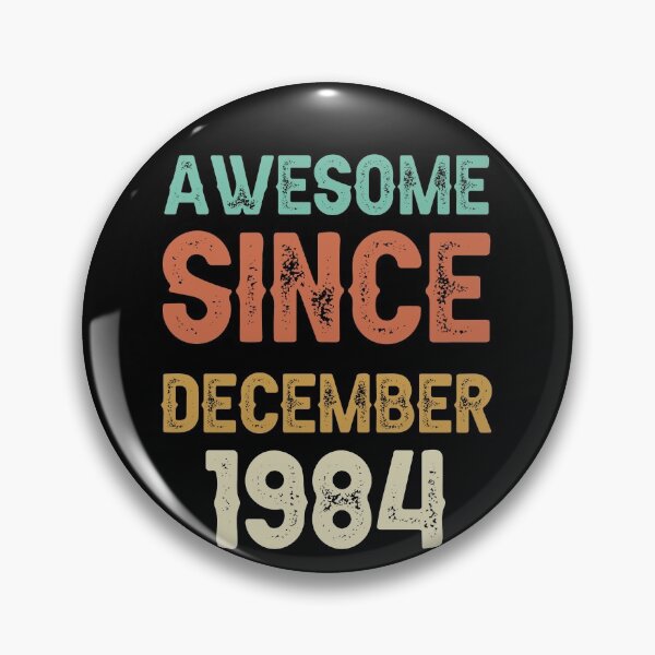 Item preview, awesome since december 1984 Birthday Born In 37th Birthday Gift Vintage designed and sold by aloha project.