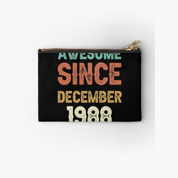 Item preview, awesome since december 1988 Birthday Born In 33th Birthday Gift Vintage designed and sold by aloha project.