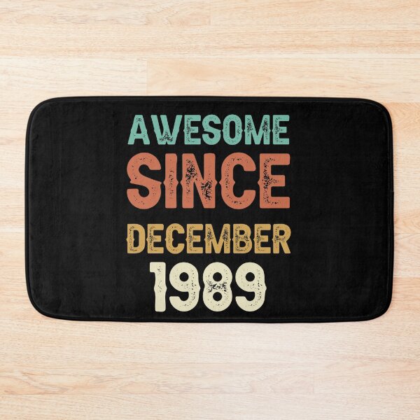 Item preview, awesome since december 1989 Birthday Born In 32th Birthday Gift Vintage designed and sold by aloha project.