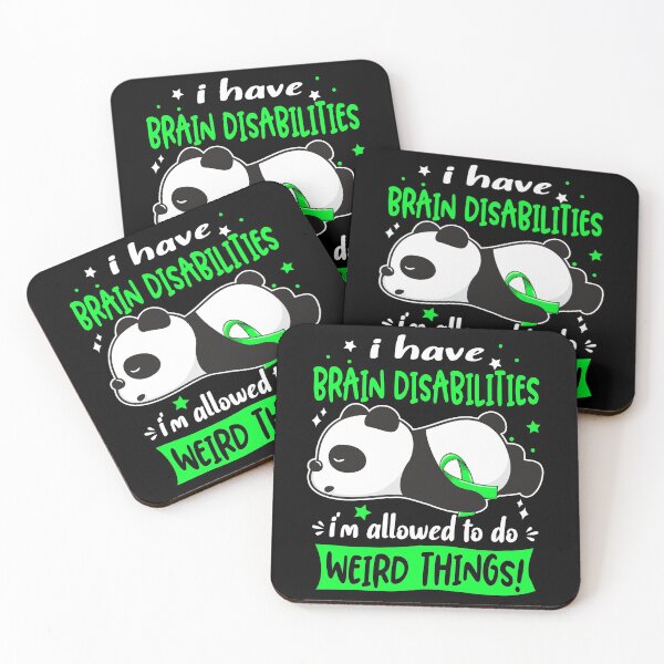 Item preview, Brain Disabilities Warrior I Have Brain Disabilities I Am Allowed To Do Weird Things! designed and sold by GennieShop.