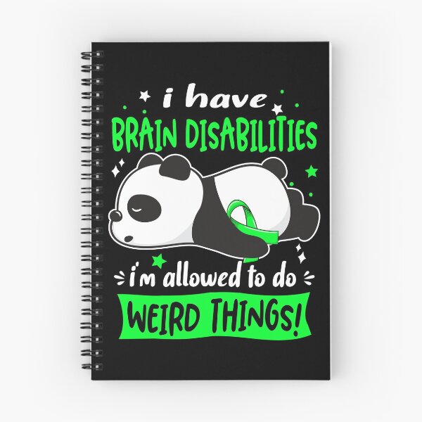 Item preview, Brain Disabilities Warrior I Have Brain Disabilities I Am Allowed To Do Weird Things! designed and sold by GennieShop.
