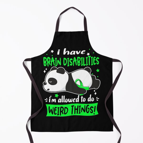 Item preview, Brain Disabilities Warrior I Have Brain Disabilities I Am Allowed To Do Weird Things! designed and sold by GennieShop.