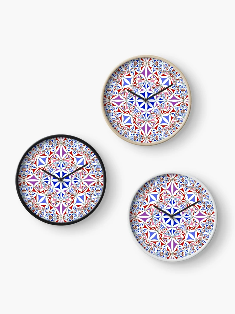 Thumbnail 3 of 4, Clock, An Intricate Pattern designed and sold by simpleones.