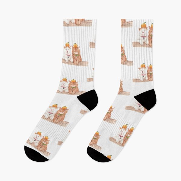 Item preview, Two cute orange cats designed and sold by SA Butterfly.