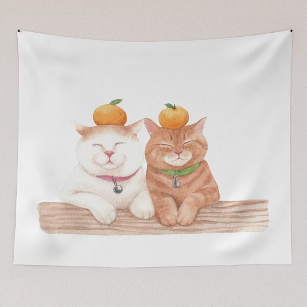 Item preview, Two cute orange cats designed and sold by SA Butterfly.
