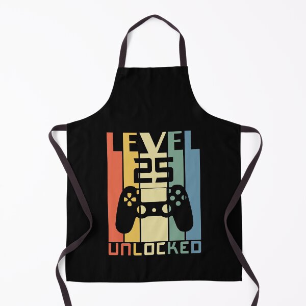 Item preview, 25th Birthday Quotes For Gamers Level 25 Unlocked Retro designed and sold by thecooltable.