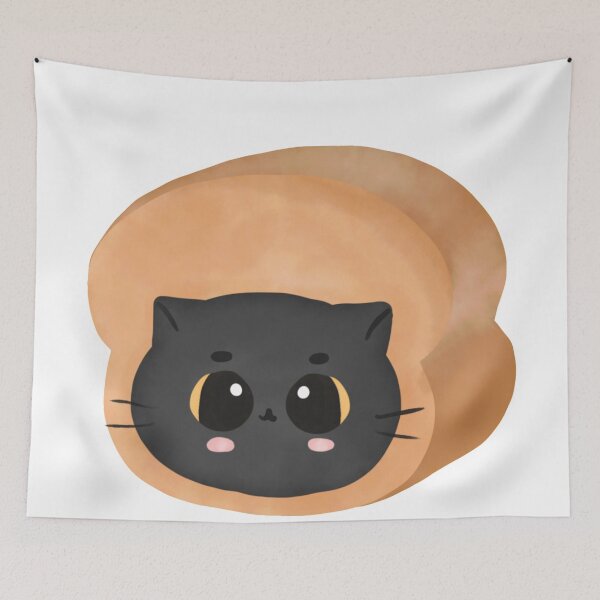 Item preview, A black cat in bread  designed and sold by SA Butterfly.