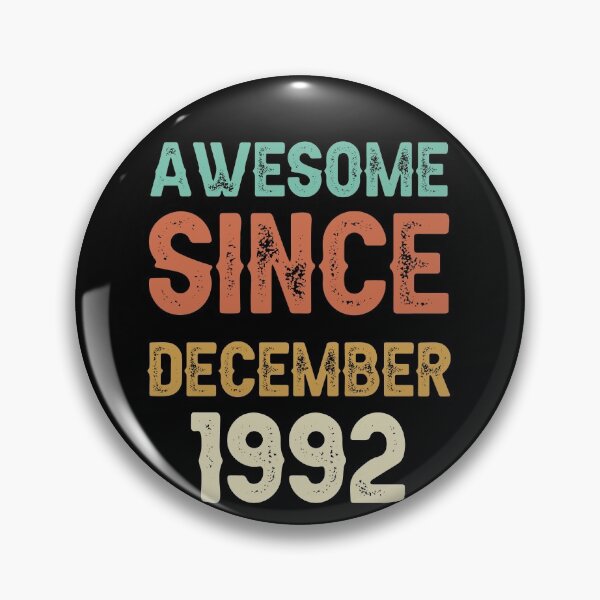 Item preview, awesome since december 1992 Birthday Born In 29th Birthday Gift Vintage designed and sold by aloha project.