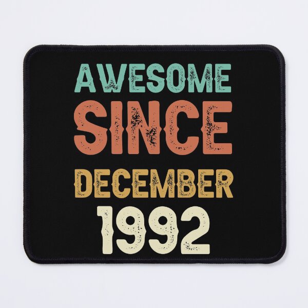 Item preview, awesome since december 1992 Birthday Born In 29th Birthday Gift Vintage designed and sold by aloha project.