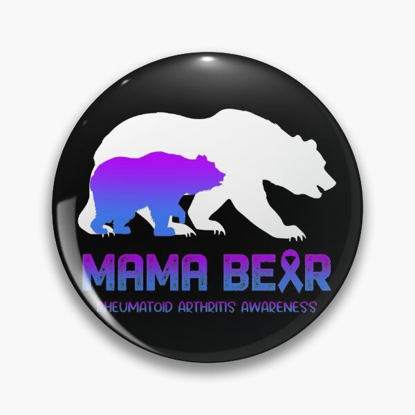Item preview, Rheumatoid Arthritis Awareness Mama Bear Support Rheumatoid Arthritis designed and sold by Victormoratalla.