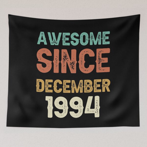 Item preview, awesome since december 1994 Birthday Born In 27th Birthday Gift Vintage designed and sold by aloha project.