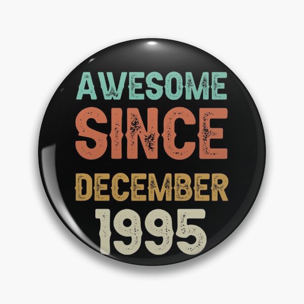 Item preview, awesome since december 1995 Birthday Born In 26th Birthday Gift Vintage designed and sold by aloha project.