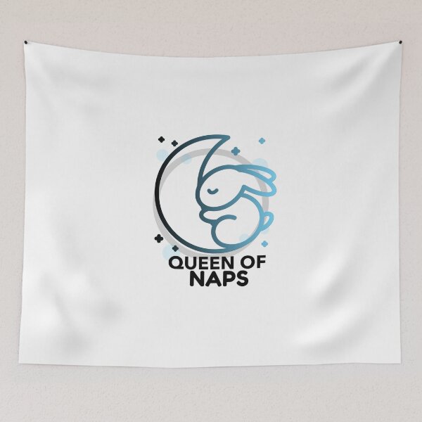Item preview, QUEEN OF NAPS SLEEPING BUNNY CUTE SHIRT  designed and sold by BestCoolStuff.