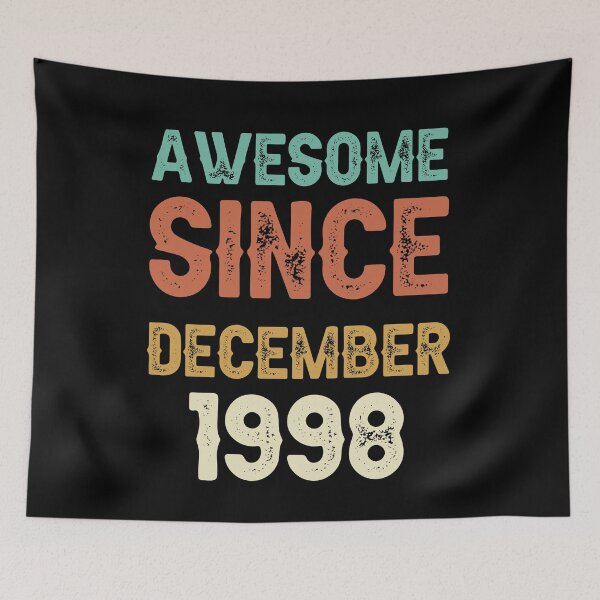 Item preview, awesome since december 1998 Birthday Born In 23th Birthday Gift Vintage designed and sold by aloha project.