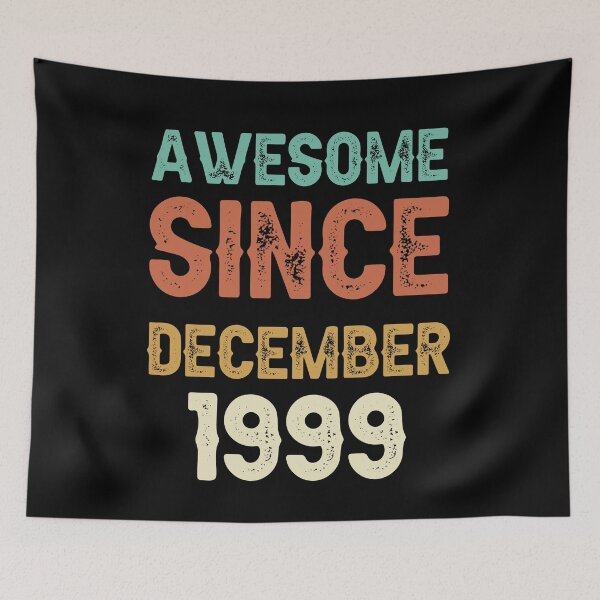 Item preview, awesome since december 1999 Birthday Born In 22th Birthday Gift Vintage designed and sold by aloha project.