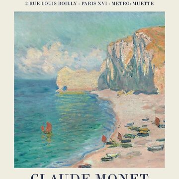 Artwork thumbnail, Claude Monet - Etretat, The Beach and the Falaise d'Amont by franciscouto