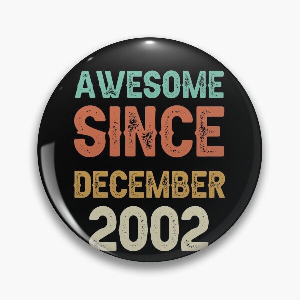 Item preview, awesome since december 2002 Birthday Born In 19th Birthday Gift Vintage designed and sold by aloha project.
