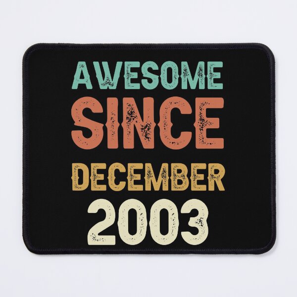 Item preview, awesome since december 2003 Birthday Born In 18th Birthday Gift Vintage designed and sold by aloha project.