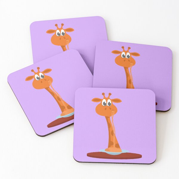 Item preview, Cute Giraffe Eating Pasta designed and sold by Orangegrph.