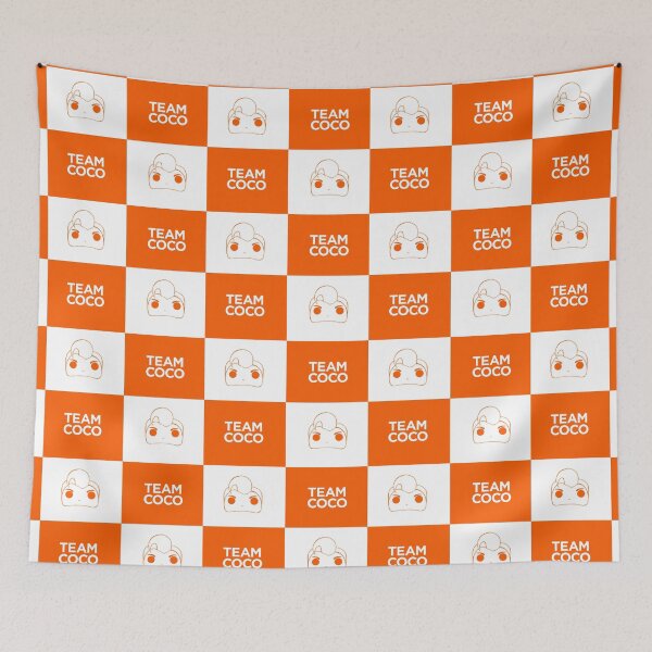 Item preview, Team Coco grid pattern designed and sold by Xillandee.