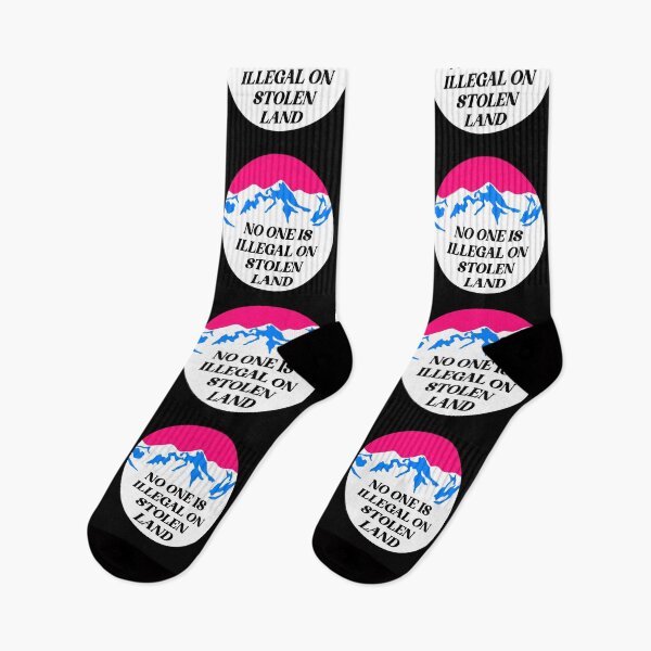 Item preview, No One Is Illegal On Stolen Land designed and sold by Picket Club.