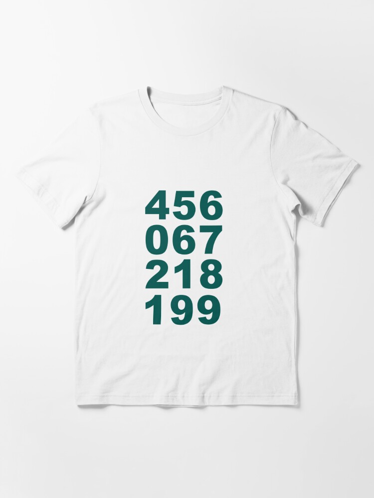 SQUID GAME PLAYER NUMBER 199 GAME TAG Classic T-Shirt for Sale by