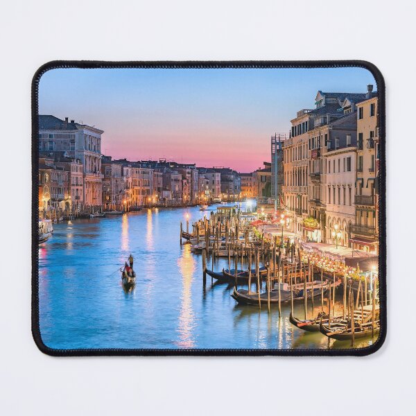 Item preview, Grand Canal, Venice Italy, gondalier, Venice at night, Grand Canal at night designed and sold by Nostrathomas66.