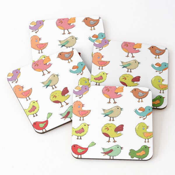 Item preview, Cute Little Birds Hand Painting Art - Hand Painted Birds designed and sold by AR Studios.
