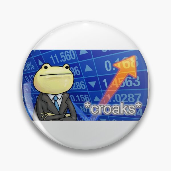 Item preview, Stock croaker meme designed and sold by cheezup.