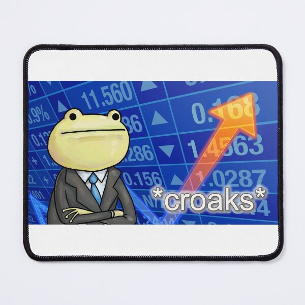 Item preview, Stock croaker meme designed and sold by cheezup.