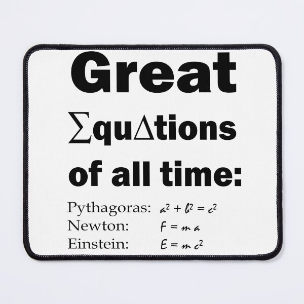 Item preview, Great equations of all times designed and sold by TingesOfPzazz.