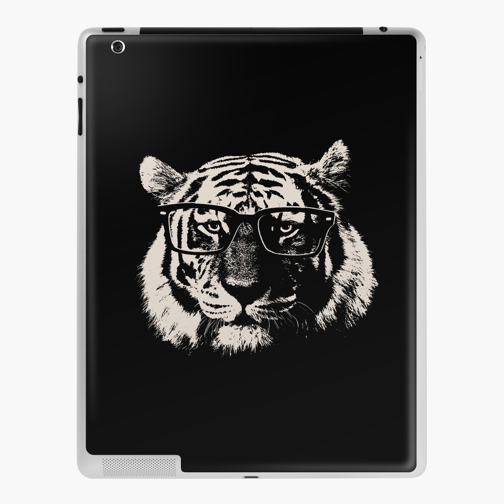 Hipster Tiger With Glasses Ipad Case Skin By Theshirtyurt Redbubble